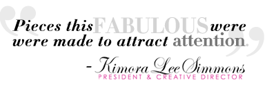 Jewelry made to attract attention