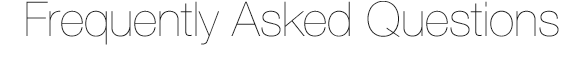 FAQs
